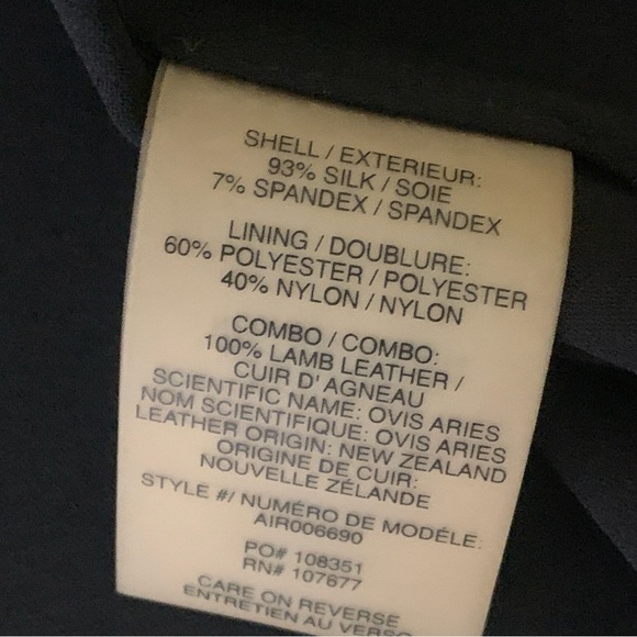 Alice + Olivia by Stacy Bendel Silk / Leather Tank Top - Picture 8 of 9